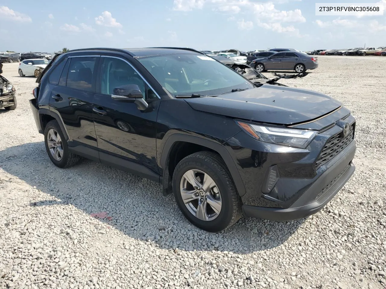 2T3P1RFV8NC305608 2022 Toyota Rav4 Xle