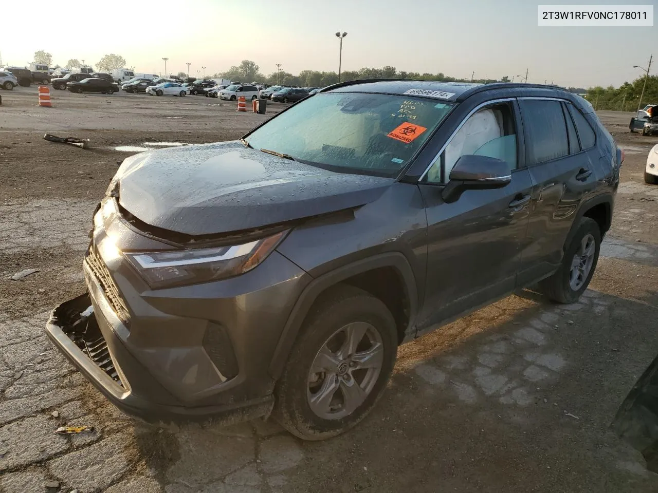 2022 Toyota Rav4 Xle VIN: 2T3W1RFV0NC178011 Lot: 69596174