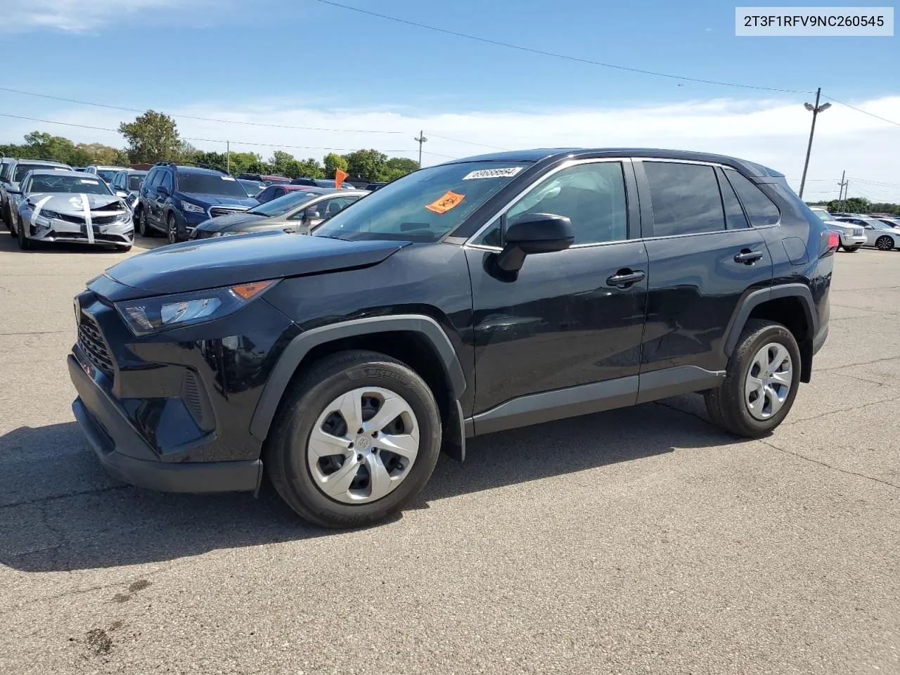 2022 Toyota Rav4 Le VIN: 2T3F1RFV9NC260545 Lot: 69688684