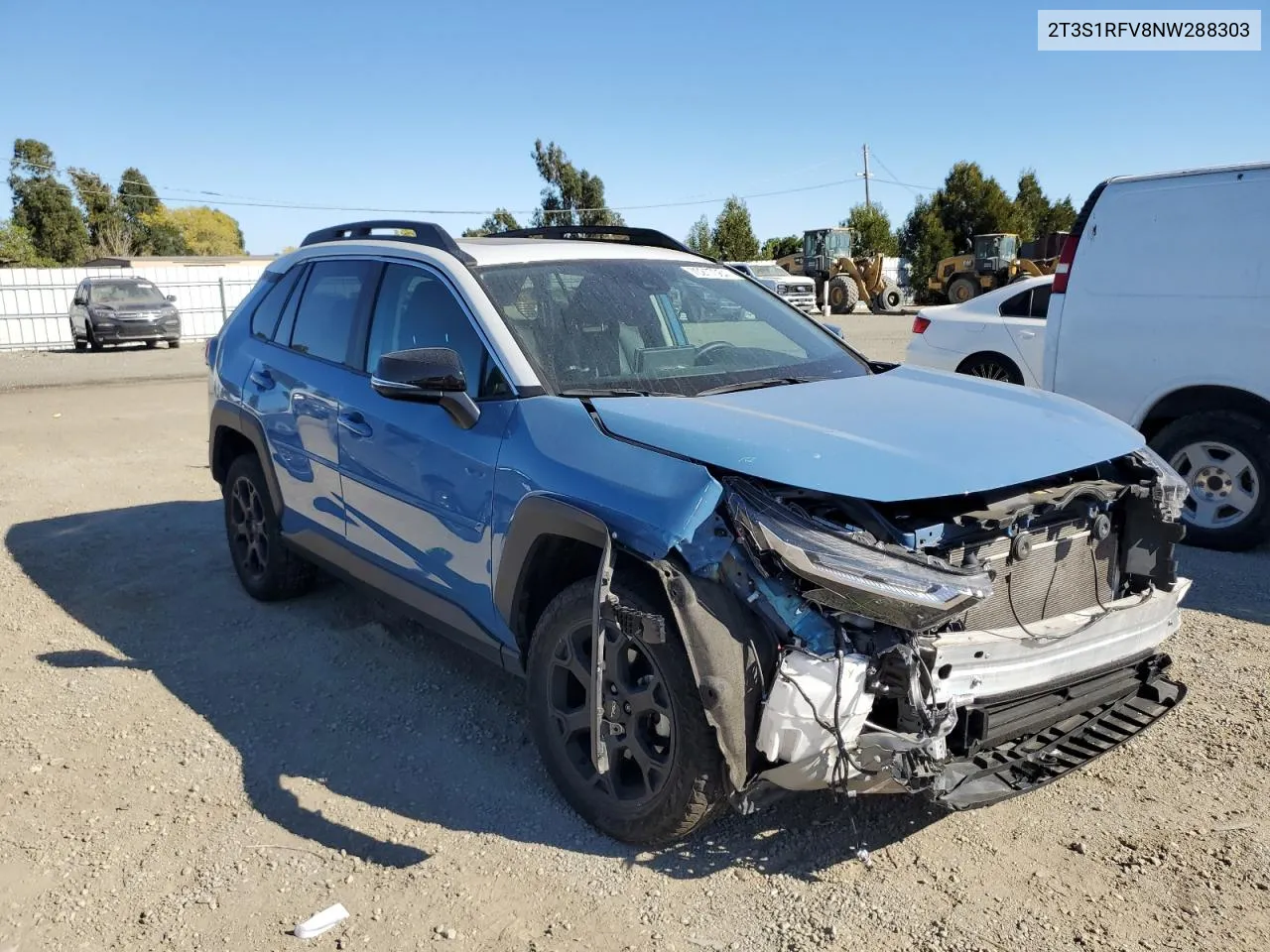 2022 Toyota Rav4 Trd Off Road VIN: 2T3S1RFV8NW288303 Lot: 70277064