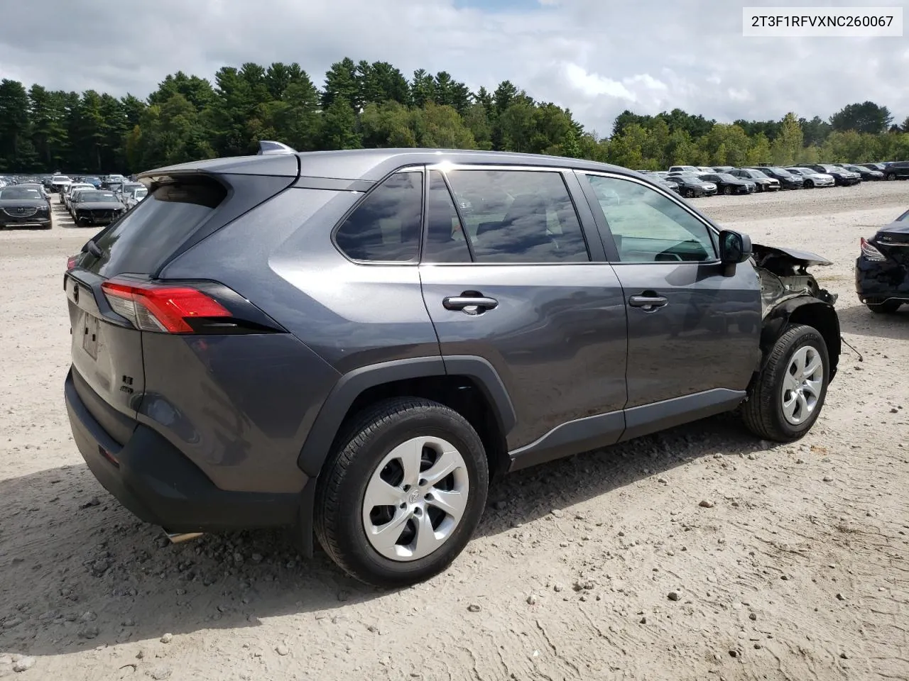 2T3F1RFVXNC260067 2022 Toyota Rav4 Le