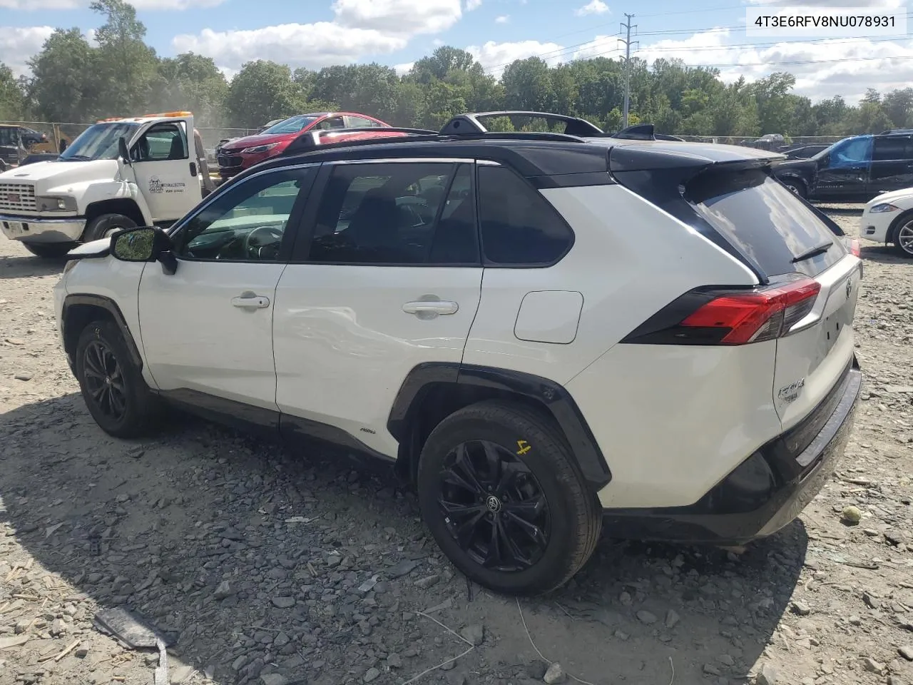 4T3E6RFV8NU078931 2022 Toyota Rav4 Xse