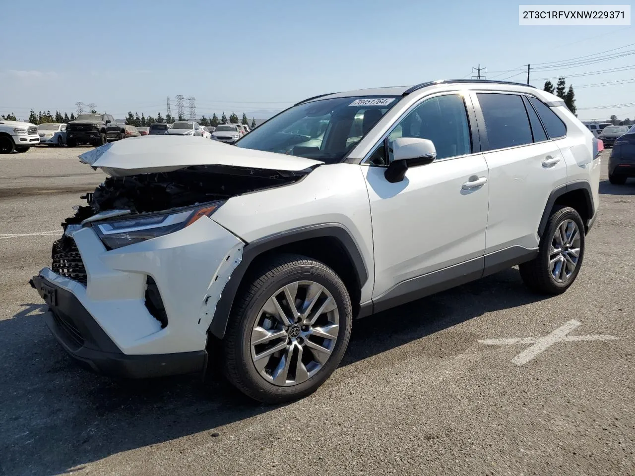 2022 Toyota Rav4 Xle Premium VIN: 2T3C1RFVXNW229371 Lot: 70451764