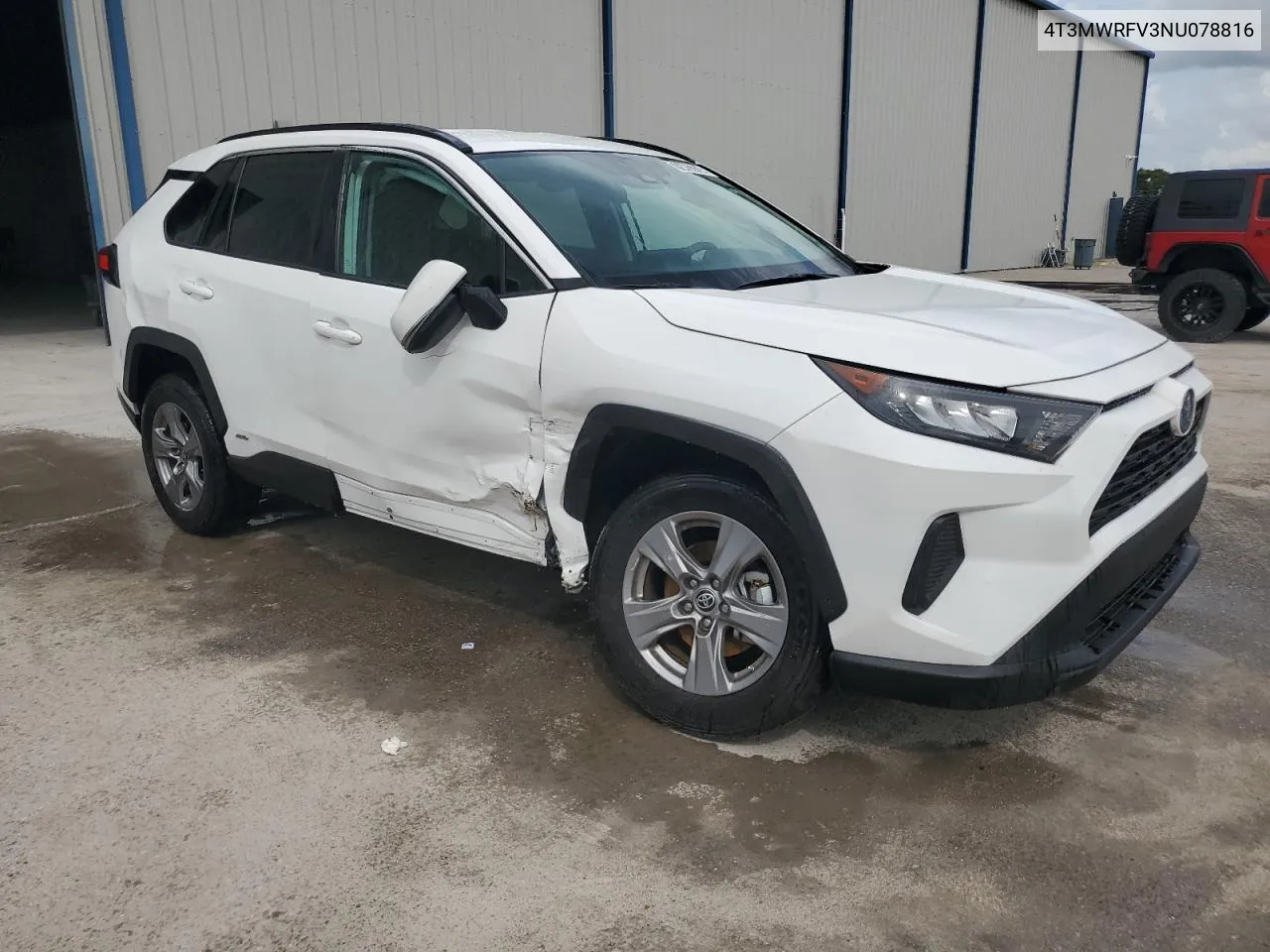 2022 Toyota Rav4 Le VIN: 4T3MWRFV3NU078816 Lot: 70453734