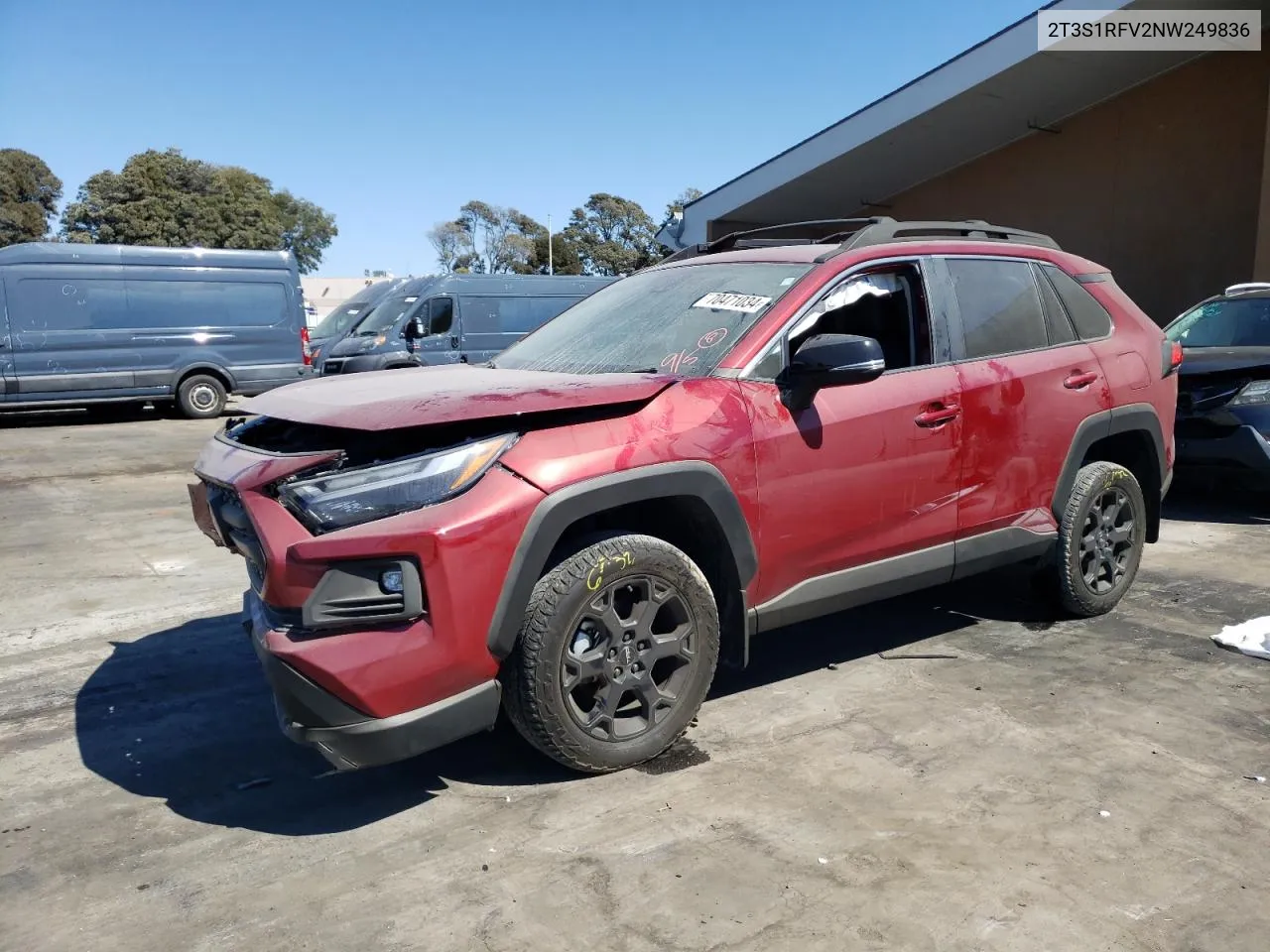 2022 Toyota Rav4 Trd Off Road VIN: 2T3S1RFV2NW249836 Lot: 70471034