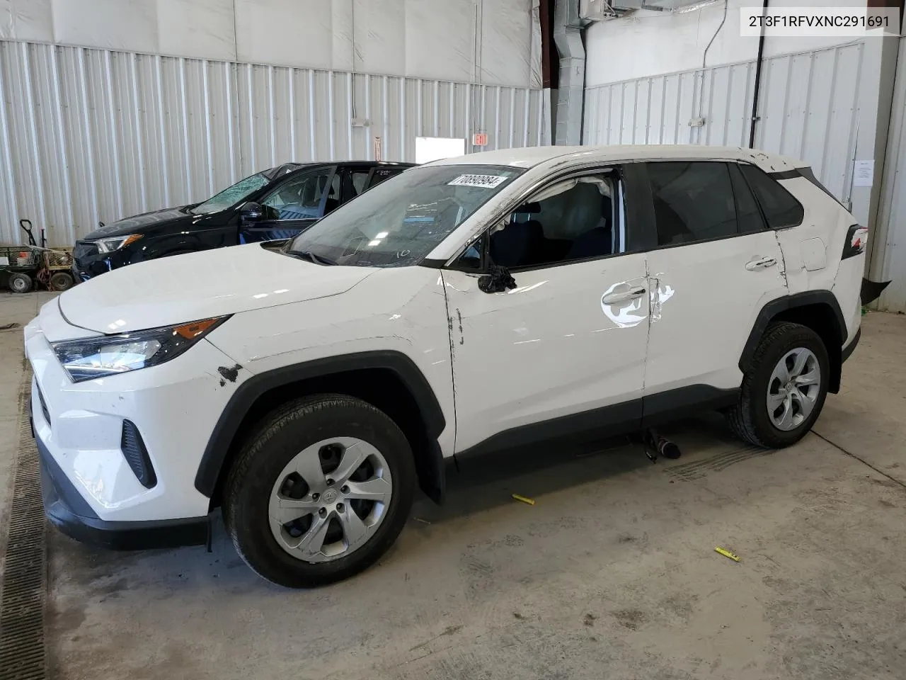 2022 Toyota Rav4 Le VIN: 2T3F1RFVXNC291691 Lot: 70890984