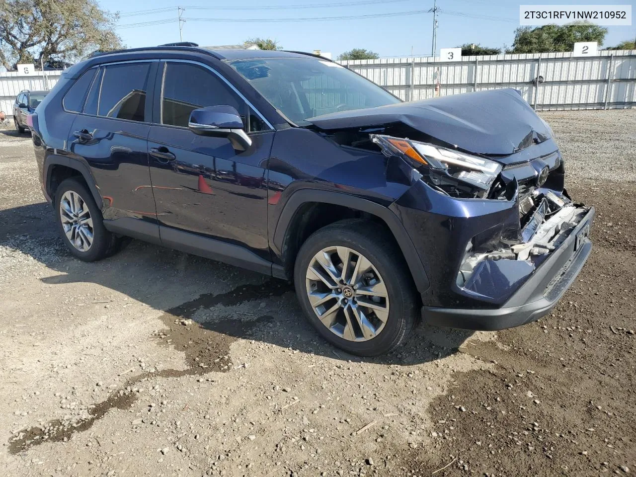 2022 Toyota Rav4 Xle Premium VIN: 2T3C1RFV1NW210952 Lot: 71021364