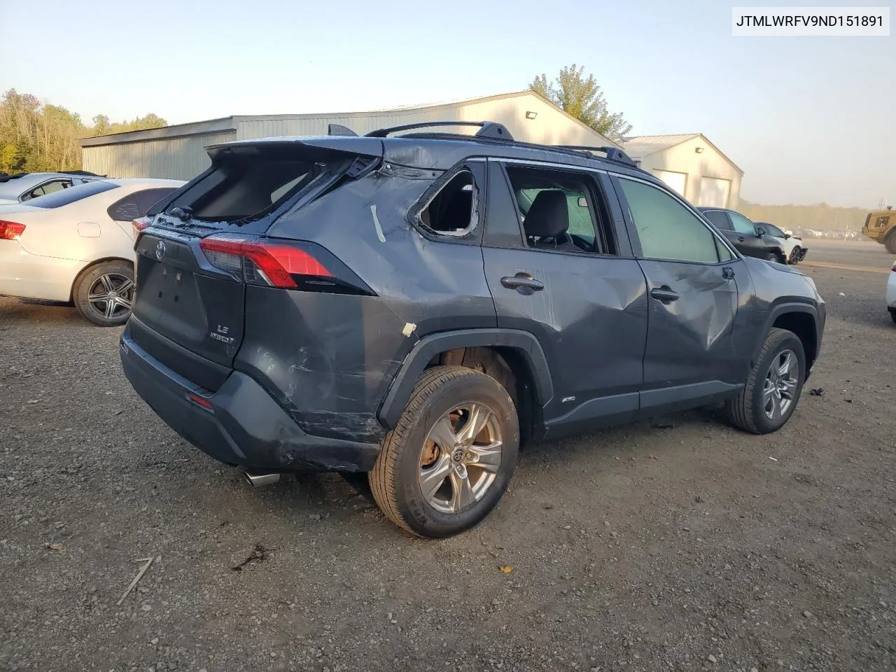 2022 Toyota Rav4 Le VIN: JTMLWRFV9ND151891 Lot: 71069514