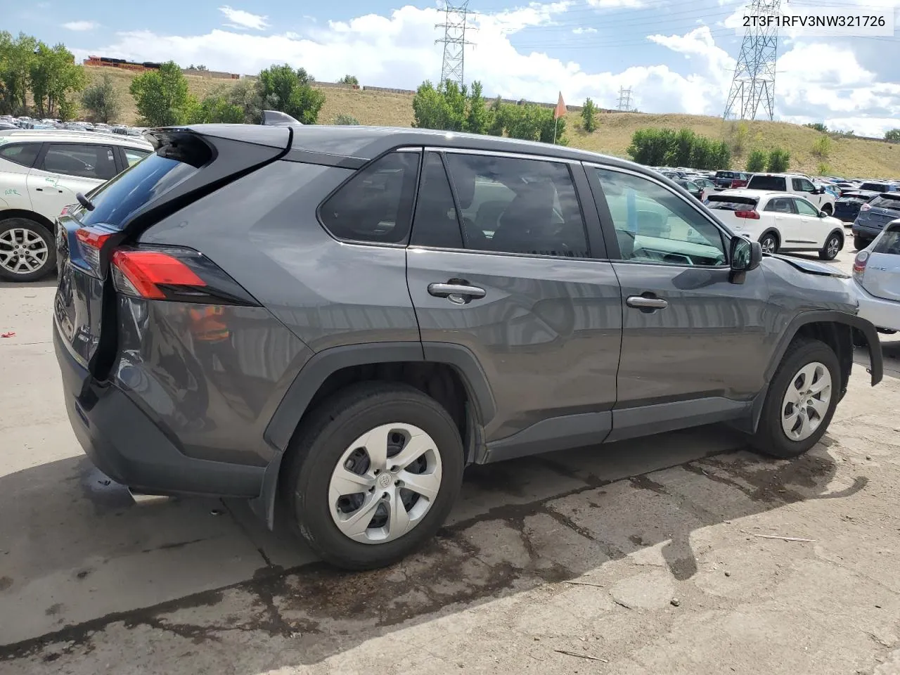 2022 Toyota Rav4 Le VIN: 2T3F1RFV3NW321726 Lot: 71083294