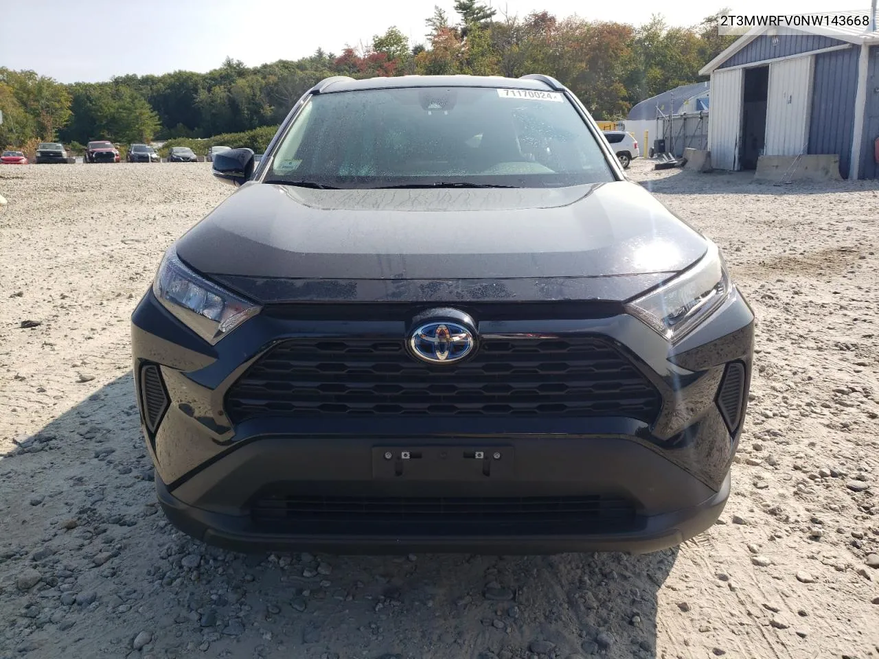 2T3MWRFV0NW143668 2022 Toyota Rav4 Le