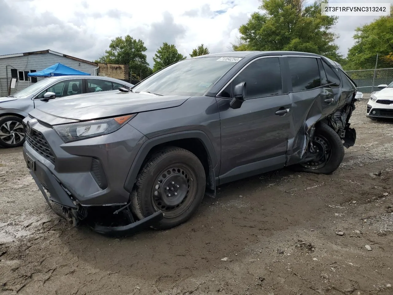 2T3F1RFV5NC313242 2022 Toyota Rav4 Le