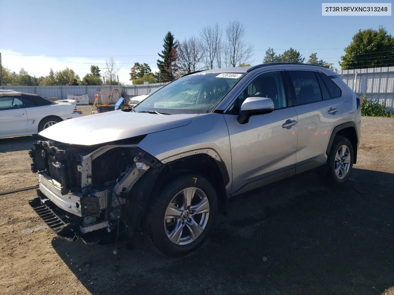 2022 Toyota Rav4 Xle VIN: 2T3R1RFVXNC313248 Lot: 71361694