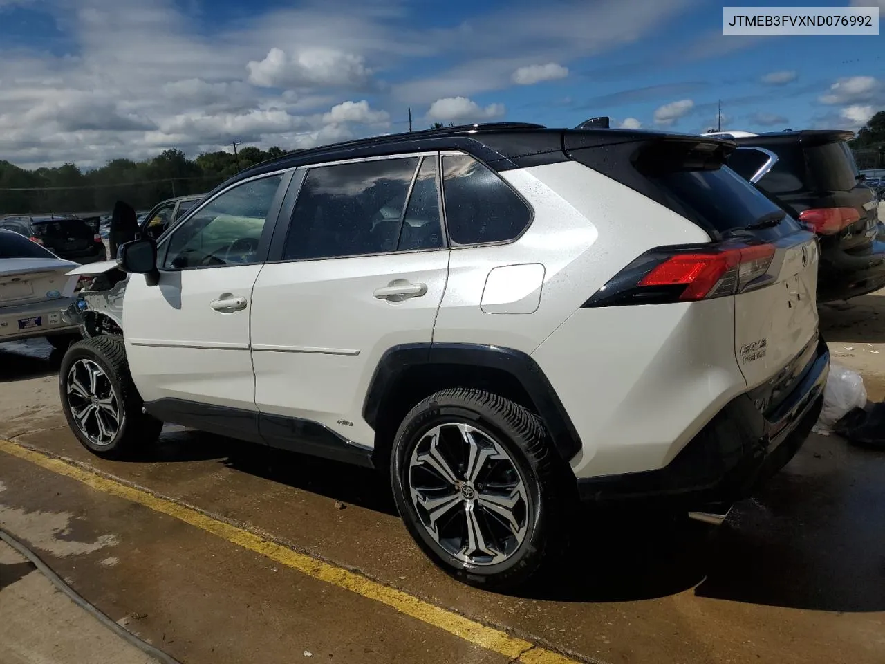 2022 Toyota Rav4 Prime Xse VIN: JTMEB3FVXND076992 Lot: 71408774