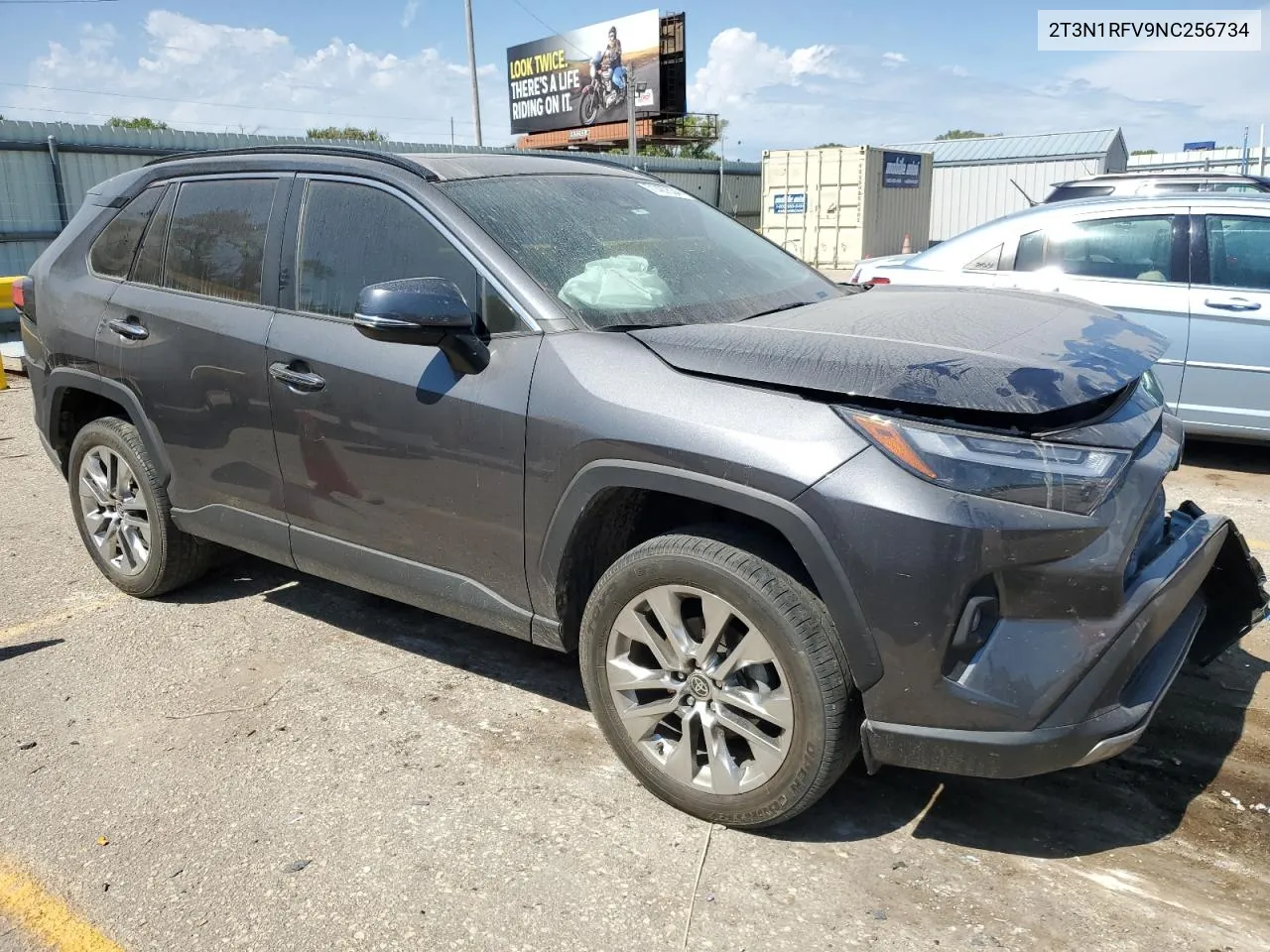 2022 Toyota Rav4 Limited VIN: 2T3N1RFV9NC256734 Lot: 71467534