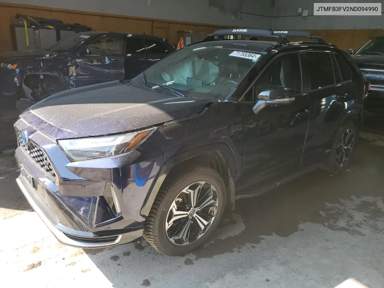 2022 Toyota Rav4 Prime Xse VIN: JTMFB3FV2ND094990 Lot: 71755364