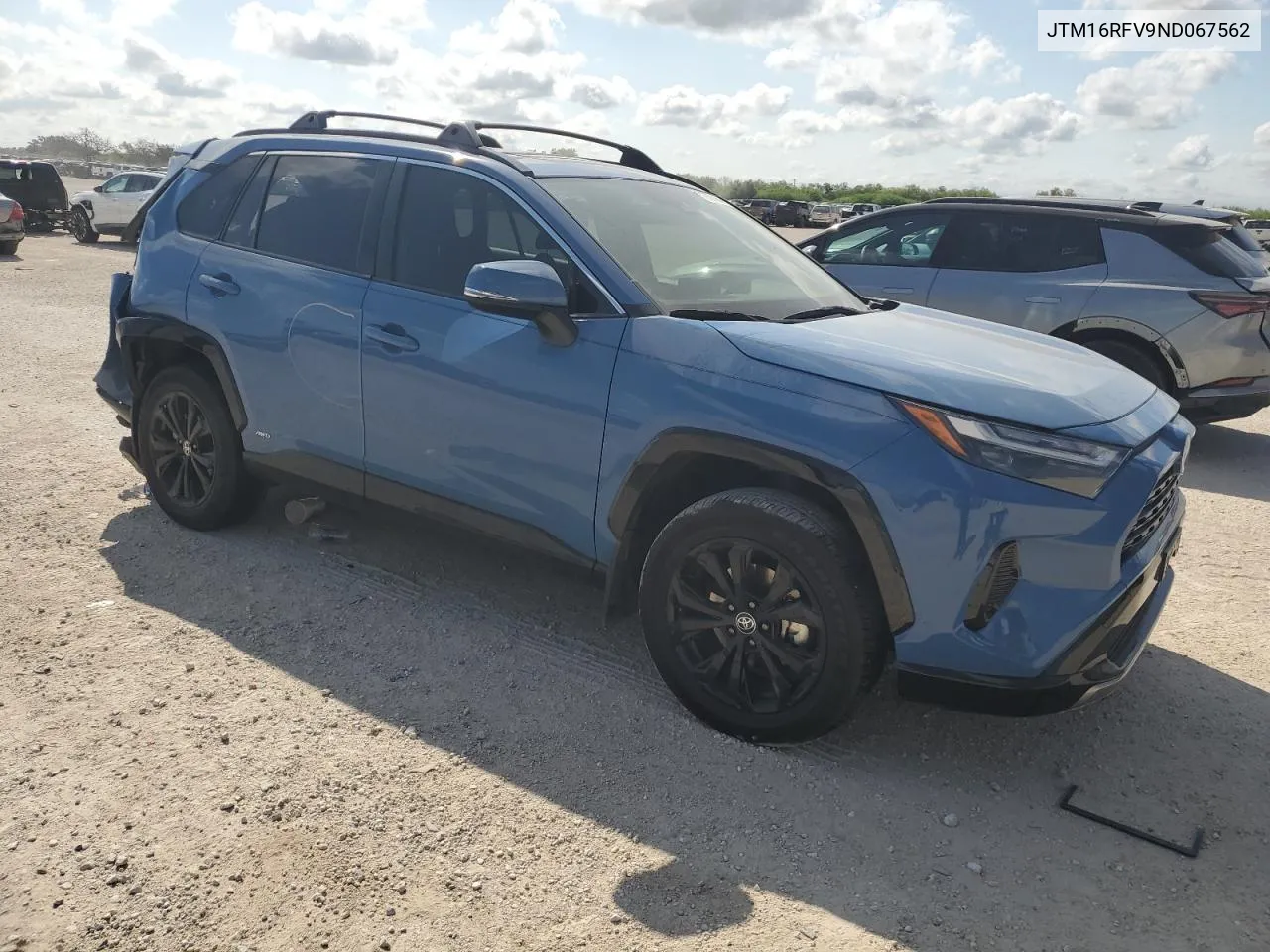 JTM16RFV9ND067562 2022 Toyota Rav4 Se