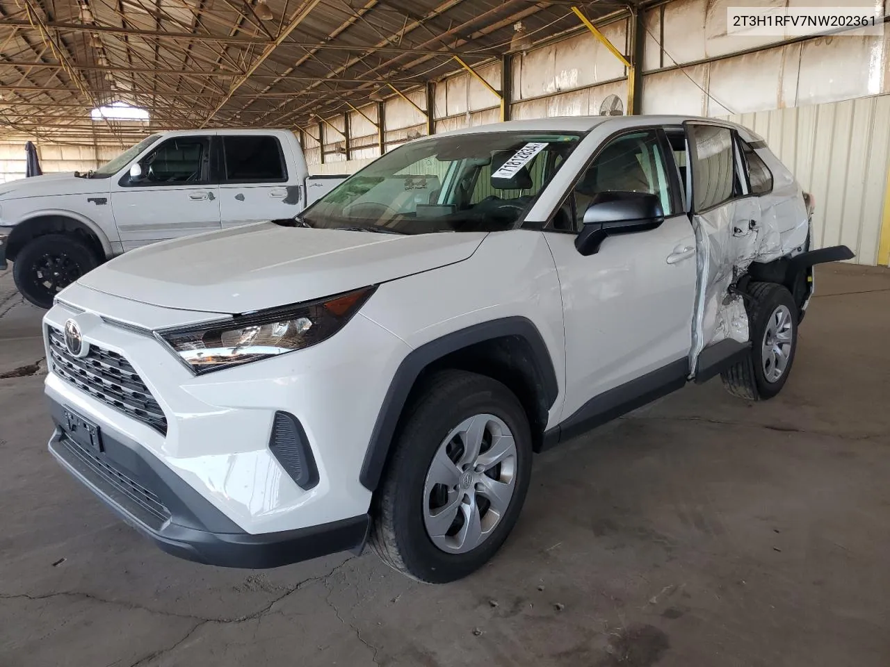 2022 Toyota Rav4 Le VIN: 2T3H1RFV7NW202361 Lot: 71812834