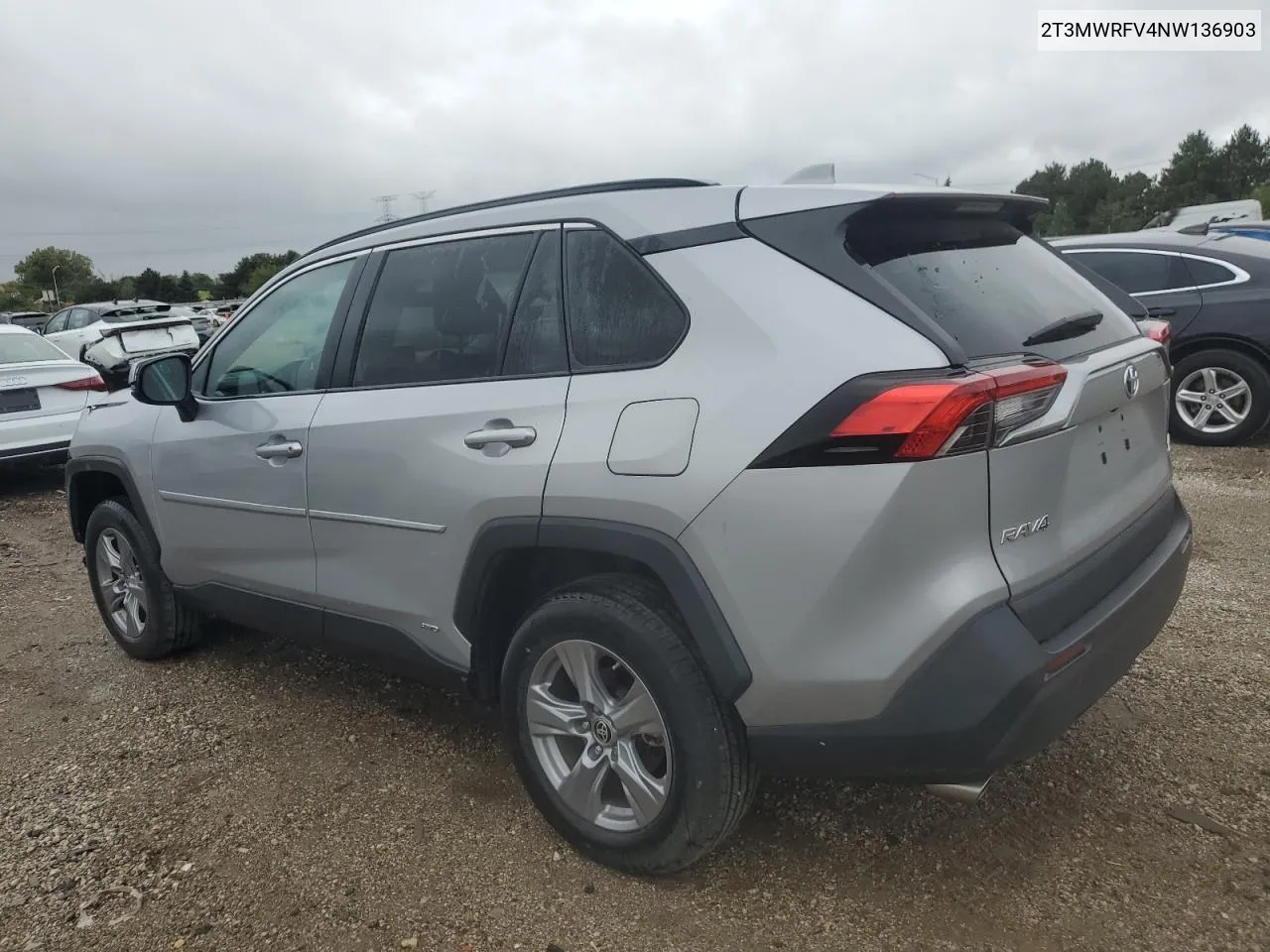 2T3MWRFV4NW136903 2022 Toyota Rav4 Le