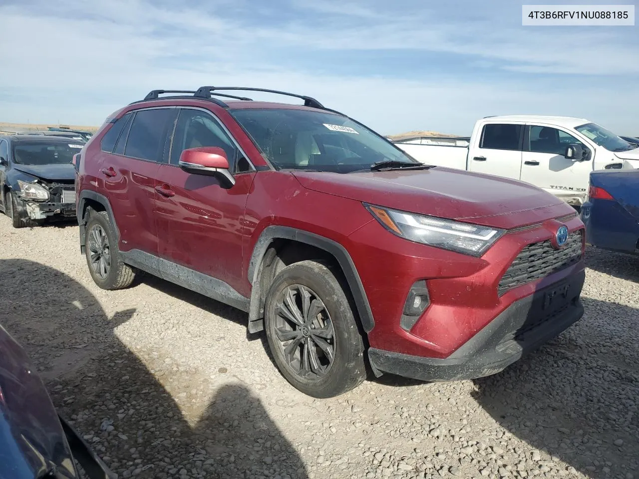 2022 Toyota Rav4 Xle Premium VIN: 4T3B6RFV1NU088185 Lot: 72144564