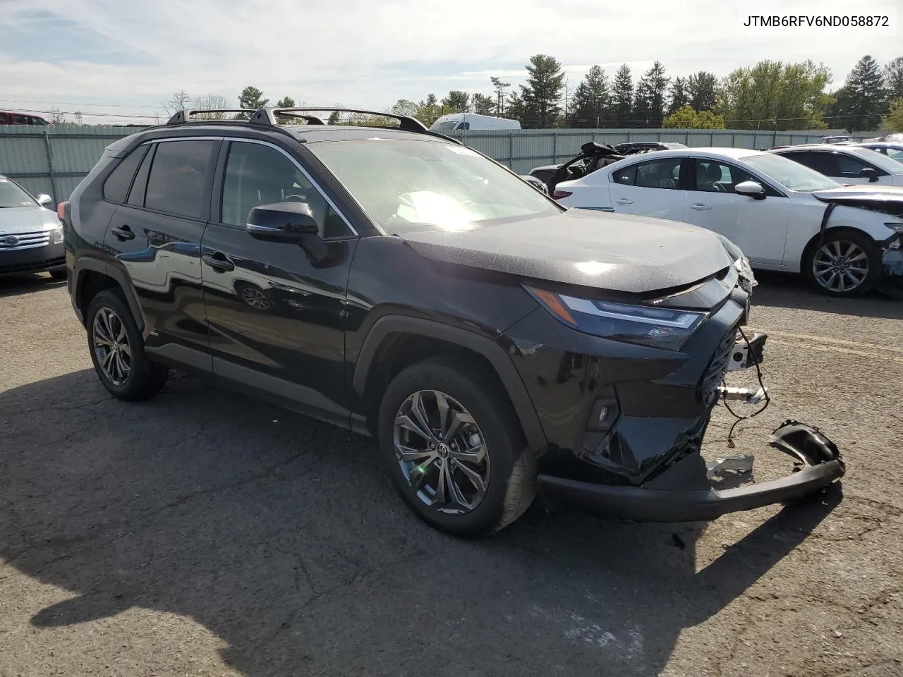 2022 Toyota Rav4 Xle Premium VIN: JTMB6RFV6ND058872 Lot: 72321604