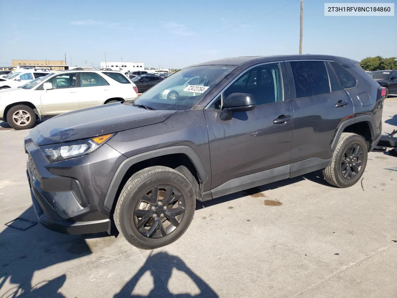 2022 Toyota Rav4 Le VIN: 2T3H1RFV8NC184860 Lot: 72473764