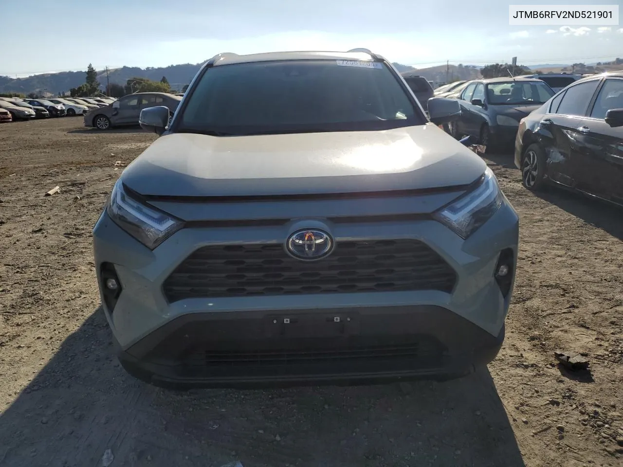 2022 Toyota Rav4 Xle Premium VIN: JTMB6RFV2ND521901 Lot: 72561204