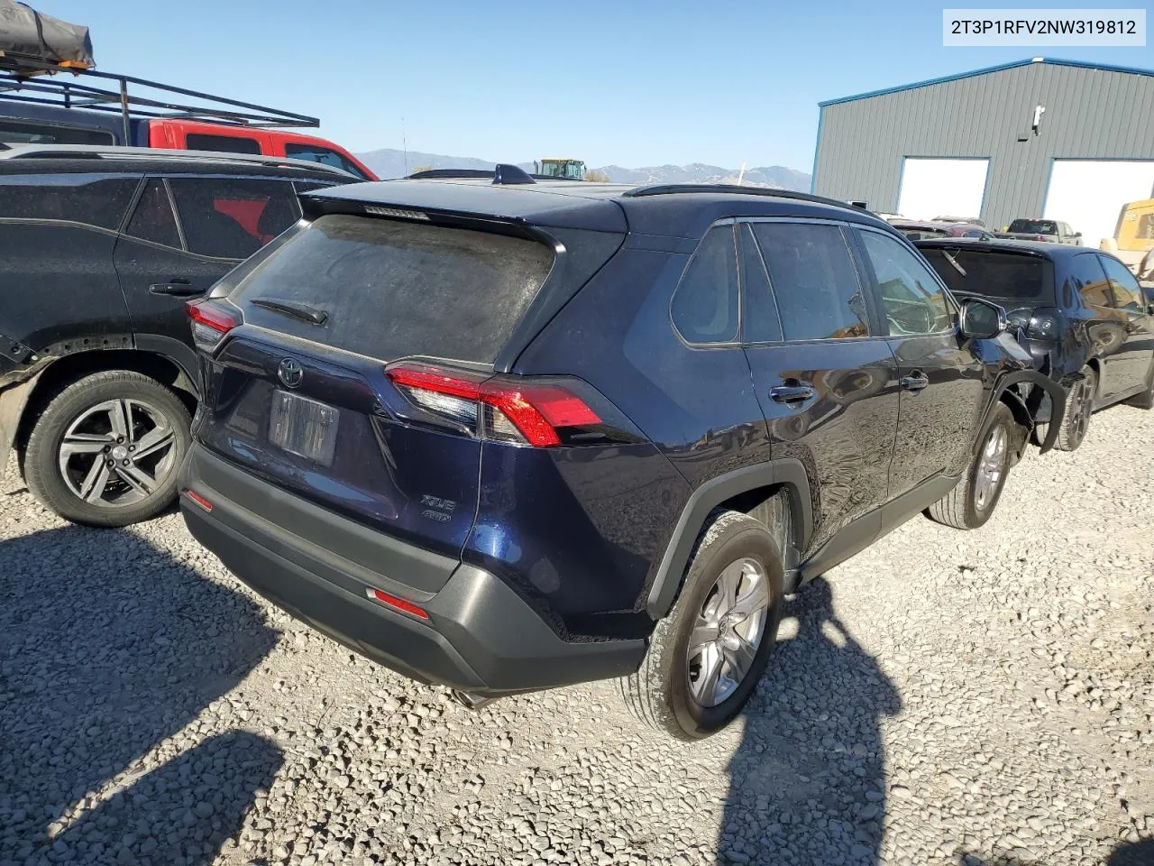 2022 Toyota Rav4 4D 2W VIN: 2T3P1RFV2NW319812 Lot: 72981784