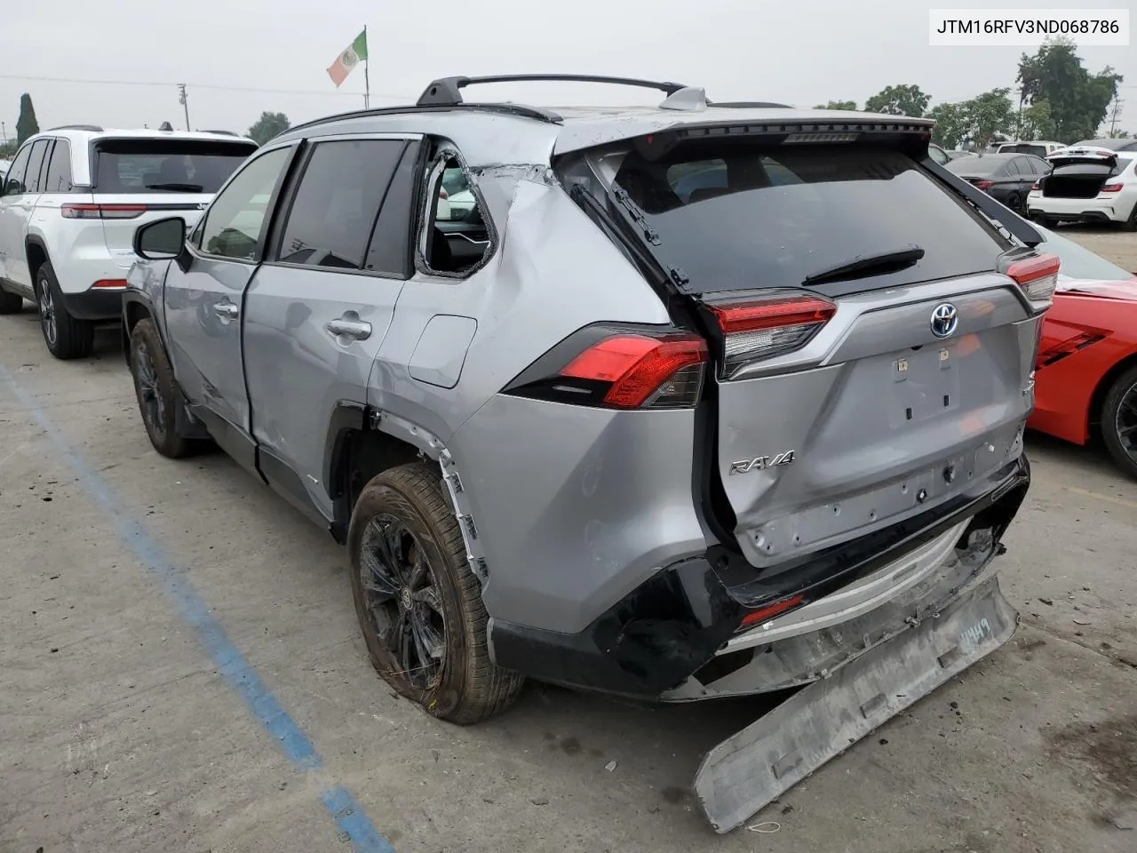 2022 Toyota Rav4 Se VIN: JTM16RFV3ND068786 Lot: 73430684