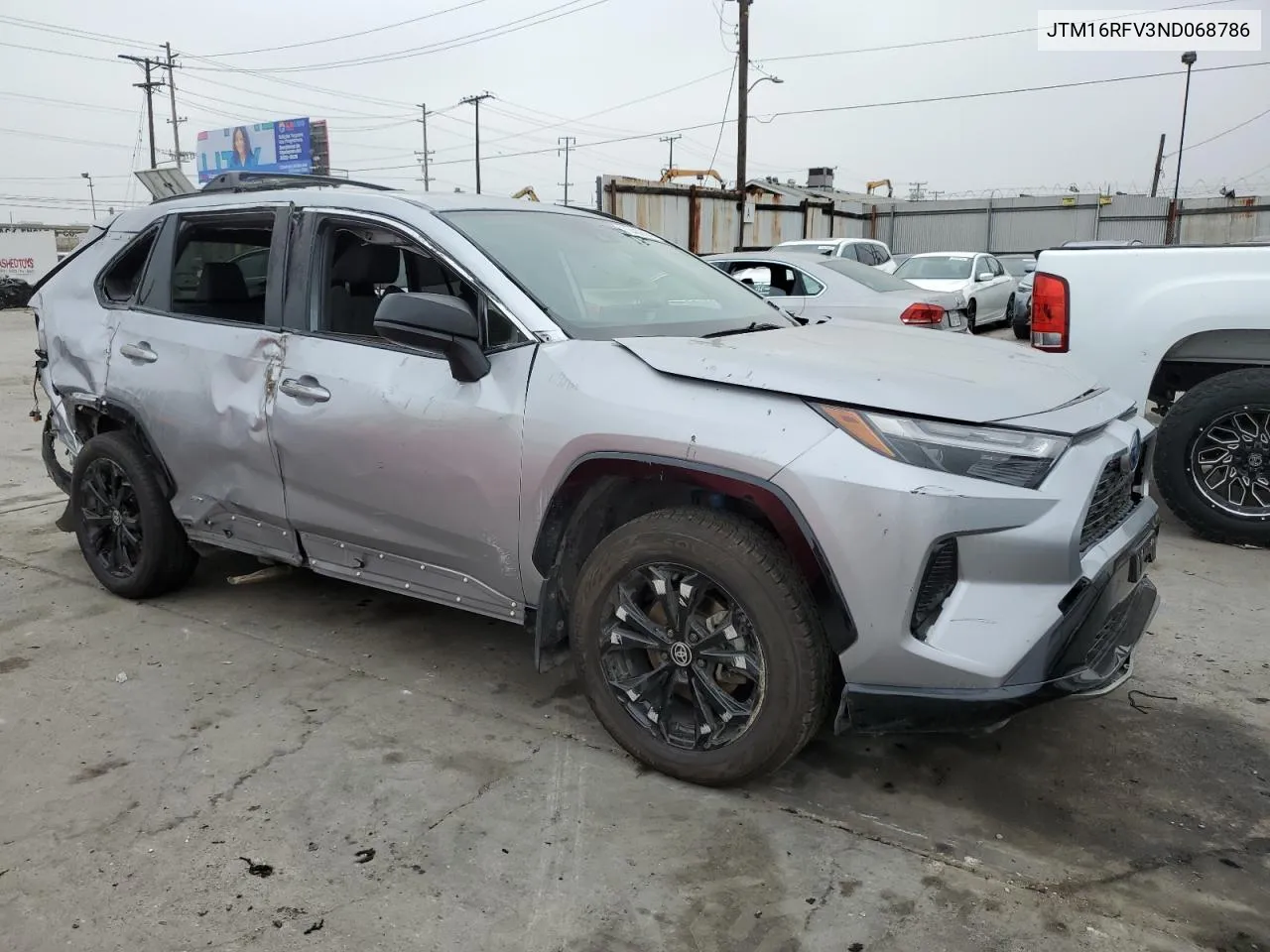 2022 Toyota Rav4 Se VIN: JTM16RFV3ND068786 Lot: 73430684