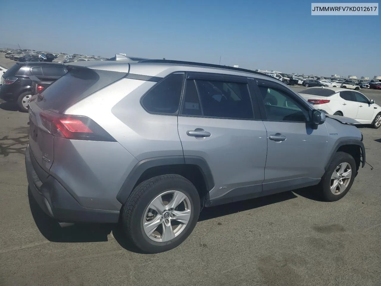 JTMMWRFV7KD012617 2022 Toyota Rav4 Le