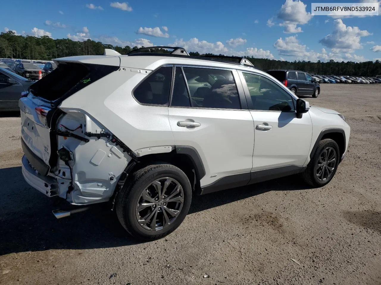 2022 Toyota Rav4 Xle Premium VIN: JTMB6RFV8ND533924 Lot: 73757944