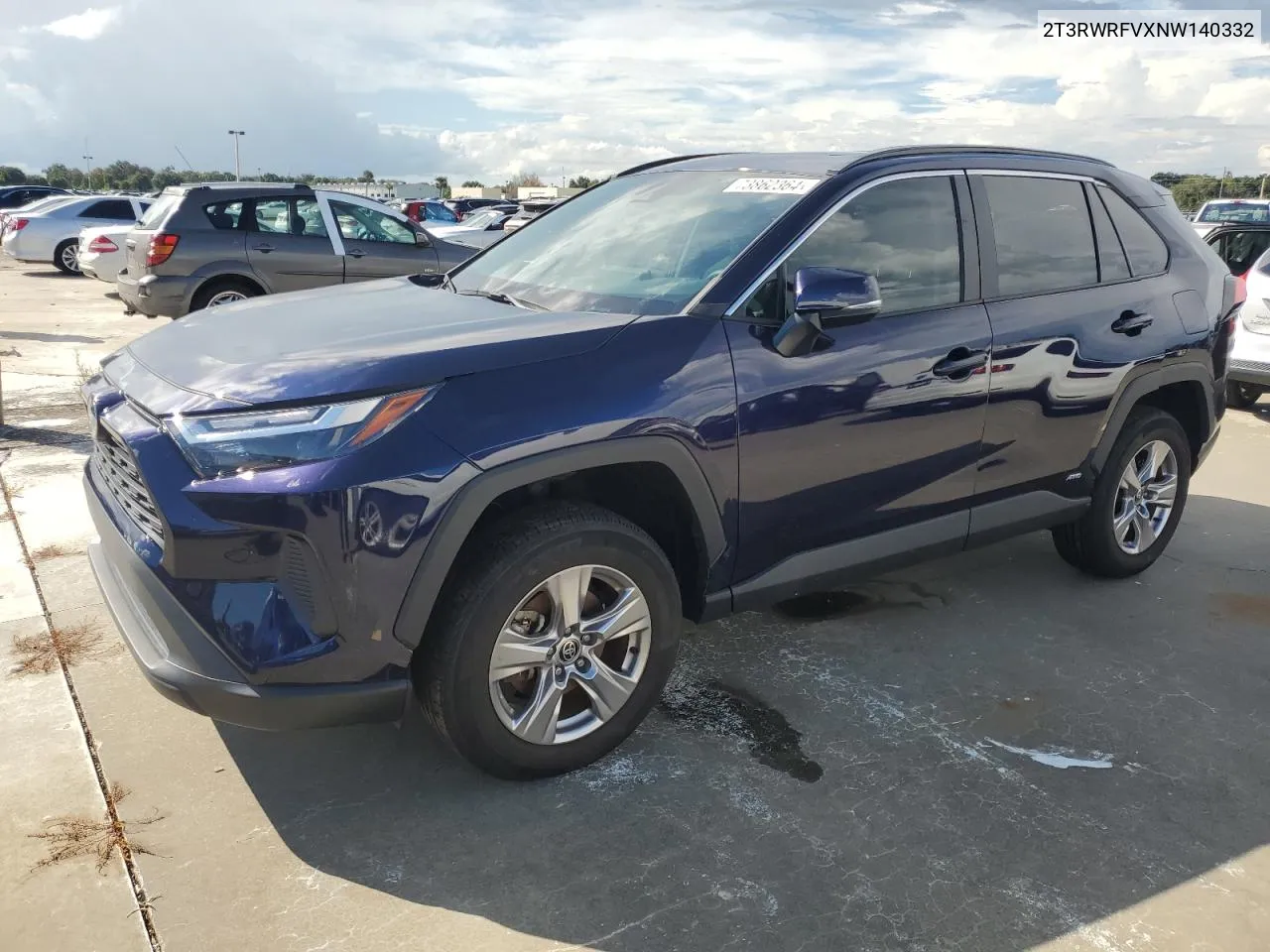 2022 Toyota Rav4 Xle VIN: 2T3RWRFVXNW140332 Lot: 73862364