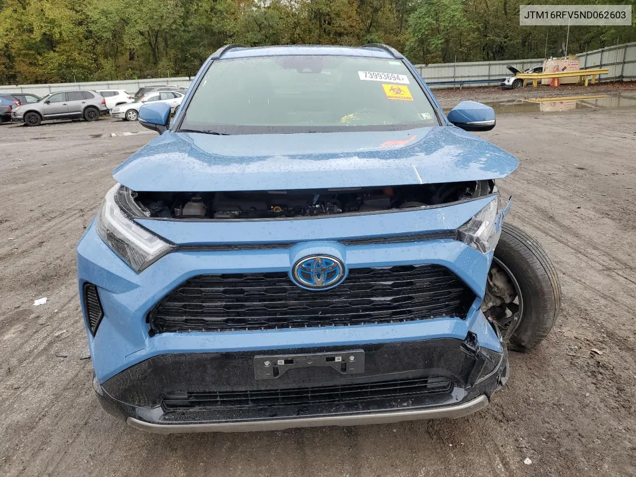 JTM16RFV5ND062603 2022 Toyota Rav4 Se