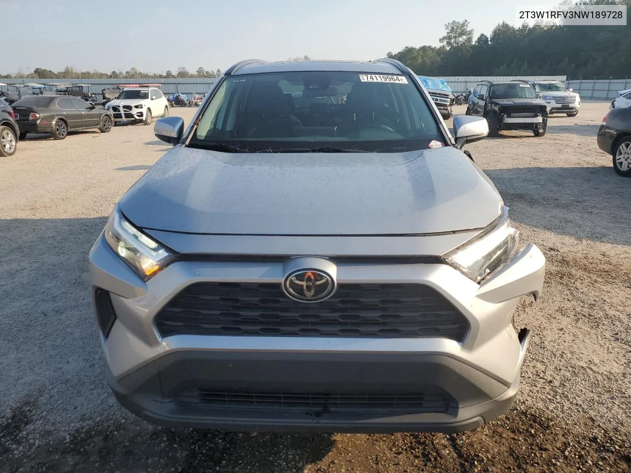 2022 Toyota Rav4 Xle VIN: 2T3W1RFV3NW189728 Lot: 74119964