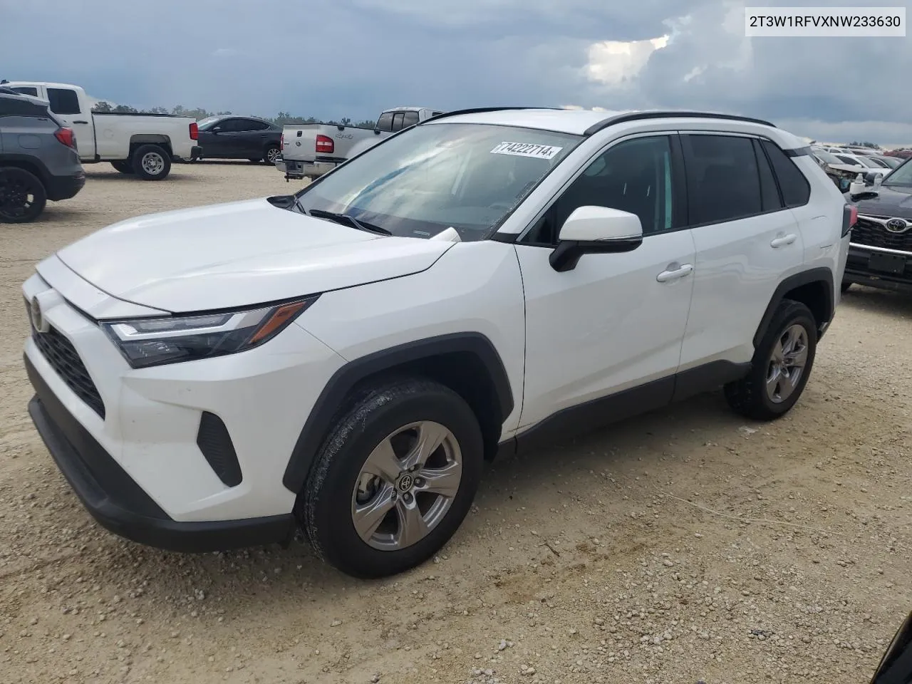 2022 Toyota Rav4 Xle VIN: 2T3W1RFVXNW233630 Lot: 74222714