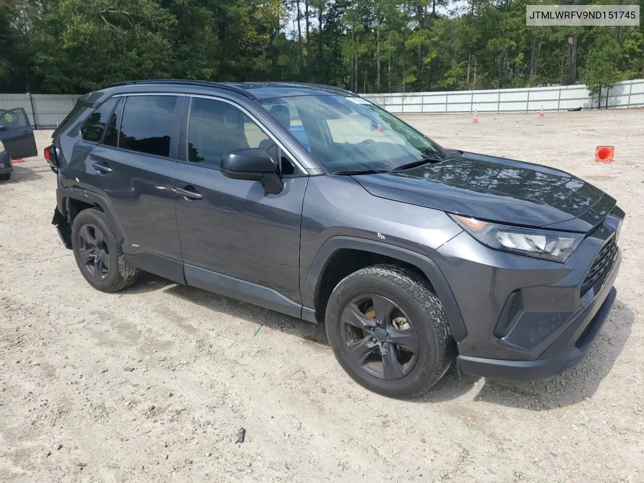 2022 Toyota Rav4 Le VIN: JTMLWRFV9ND151745 Lot: 74576494