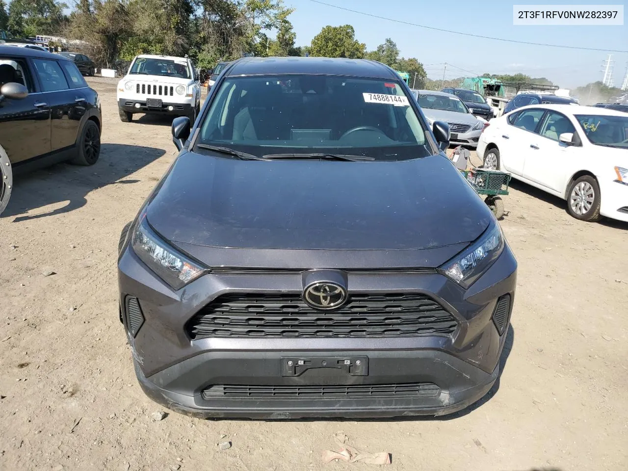 2022 Toyota Rav4 Le VIN: 2T3F1RFV0NW282397 Lot: 74888144