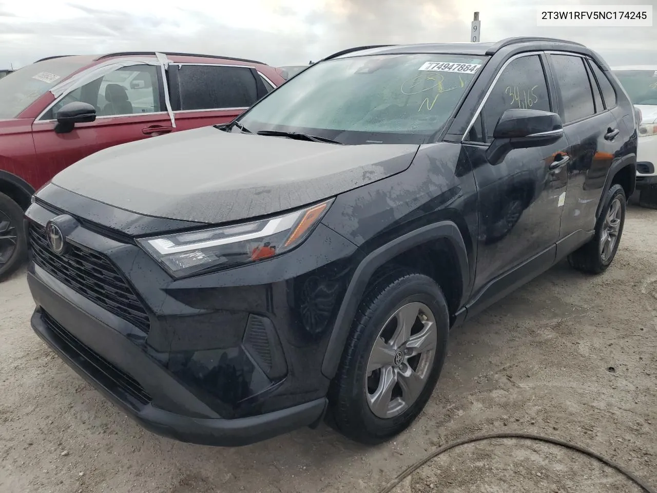 2022 Toyota Rav4 Xle VIN: 2T3W1RFV5NC174245 Lot: 74947884