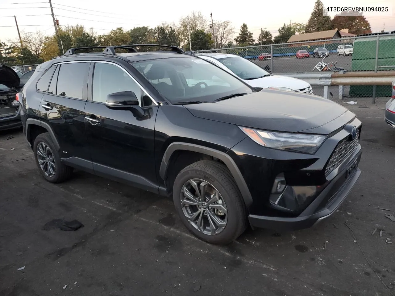 2022 Toyota Rav4 Limited VIN: 4T3D6RFV8NU094025 Lot: 75169354