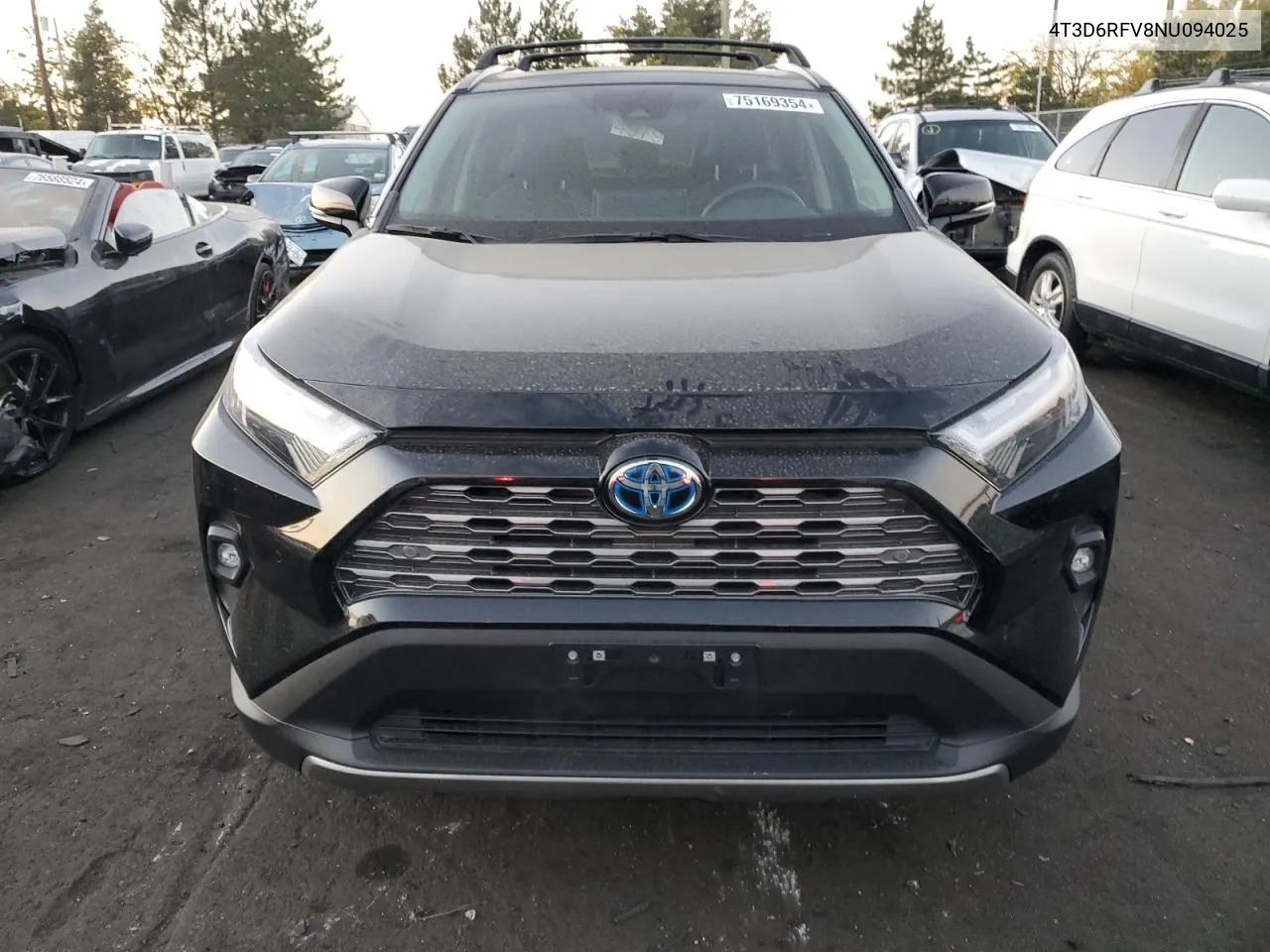 2022 Toyota Rav4 Limited VIN: 4T3D6RFV8NU094025 Lot: 75169354