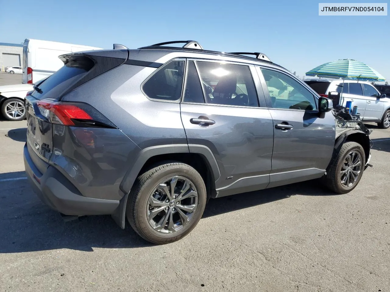 2022 Toyota Rav4 Xle Premium VIN: JTMB6RFV7ND054104 Lot: 75321384