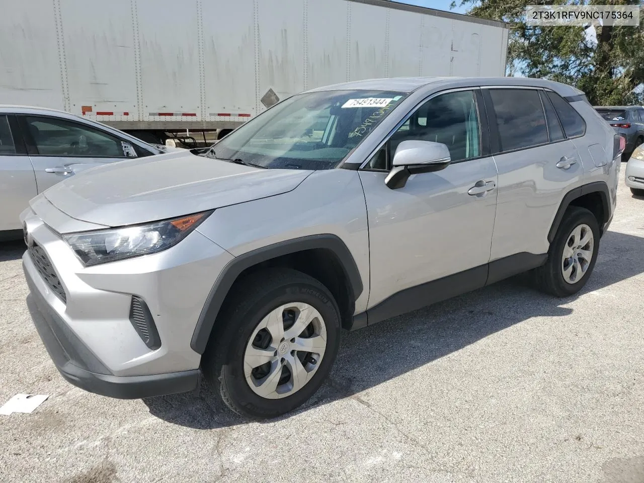 2022 Toyota Rav4 Le VIN: 2T3K1RFV9NC175364 Lot: 75491344