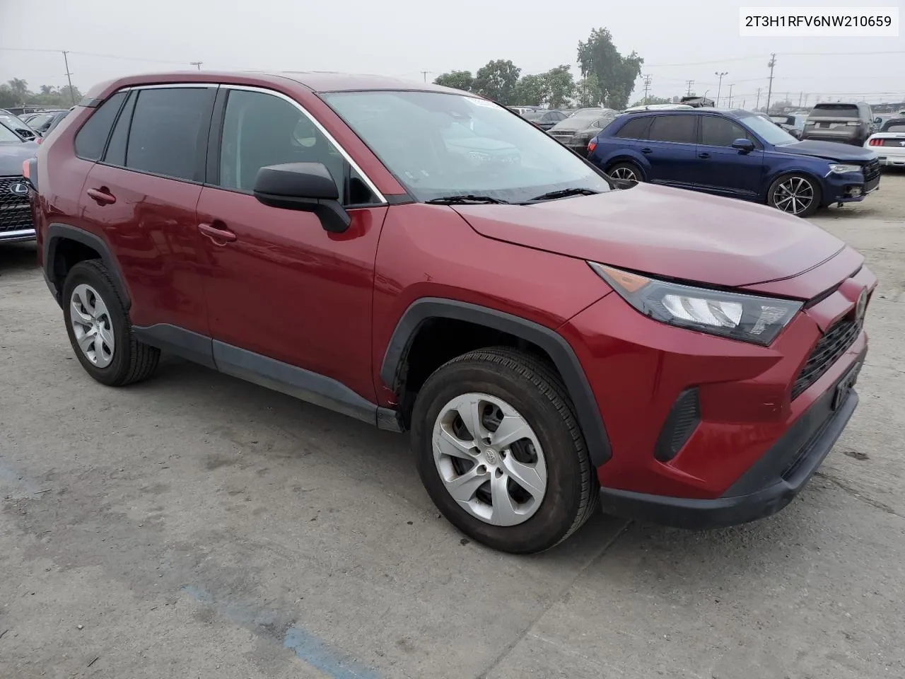 2022 Toyota Rav4 Le VIN: 2T3H1RFV6NW210659 Lot: 75551804