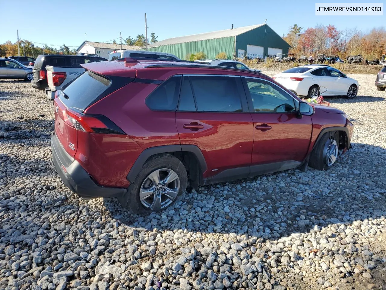 2022 Toyota Rav4 Xle VIN: JTMRWRFV9ND144983 Lot: 75816214