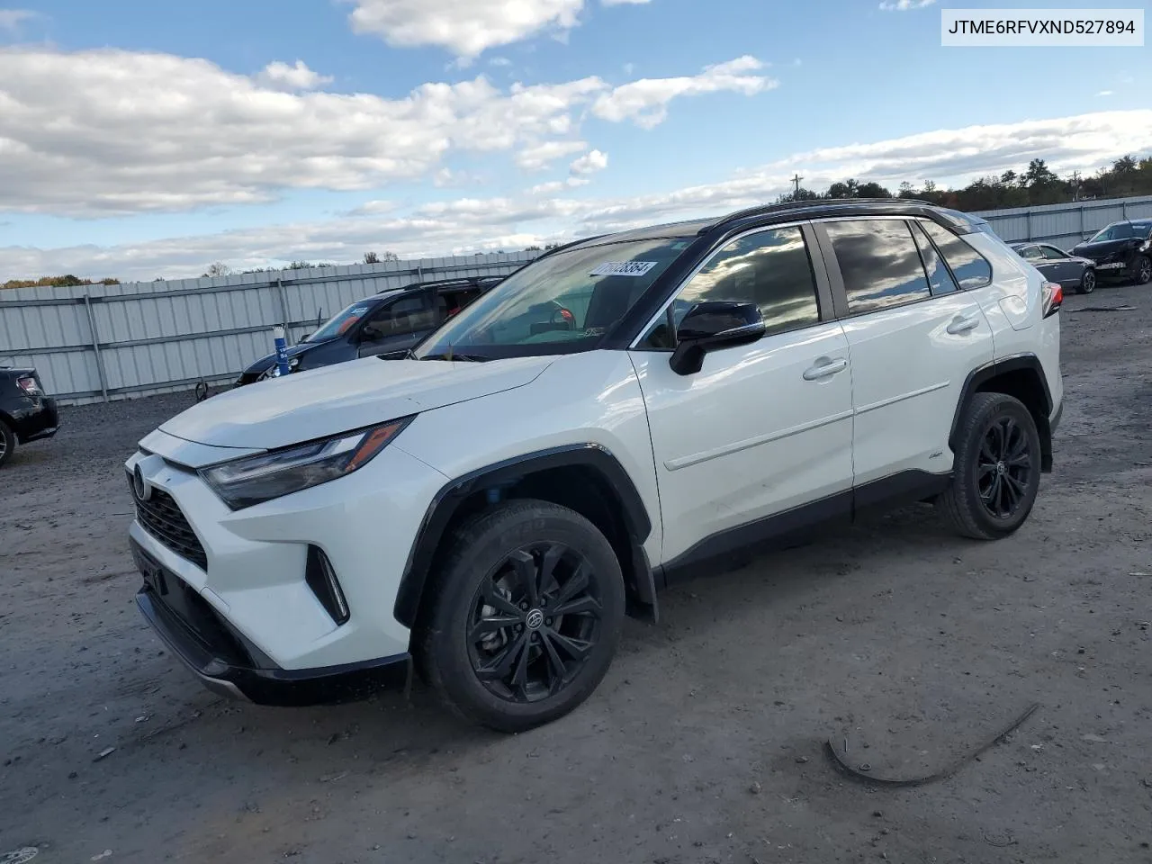 2022 Toyota Rav4 Xse VIN: JTME6RFVXND527894 Lot: 75828364