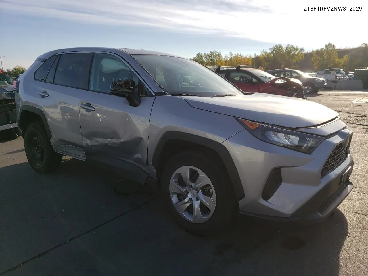 2022 Toyota Rav4 Le VIN: 2T3F1RFV2NW312029 Lot: 75893864