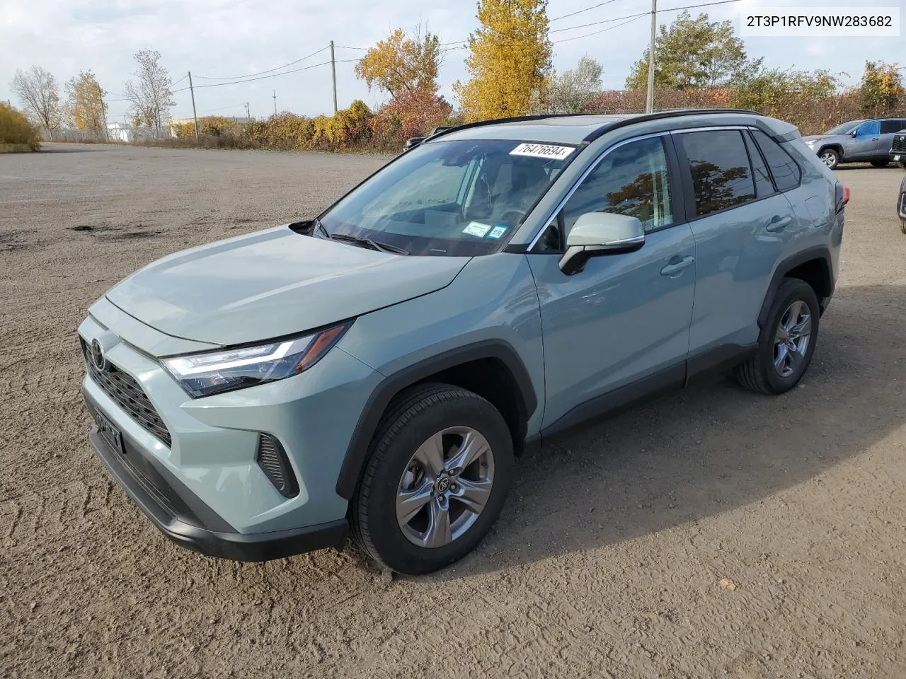 2022 Toyota Rav4 Xle VIN: 2T3P1RFV9NW283682 Lot: 76476694