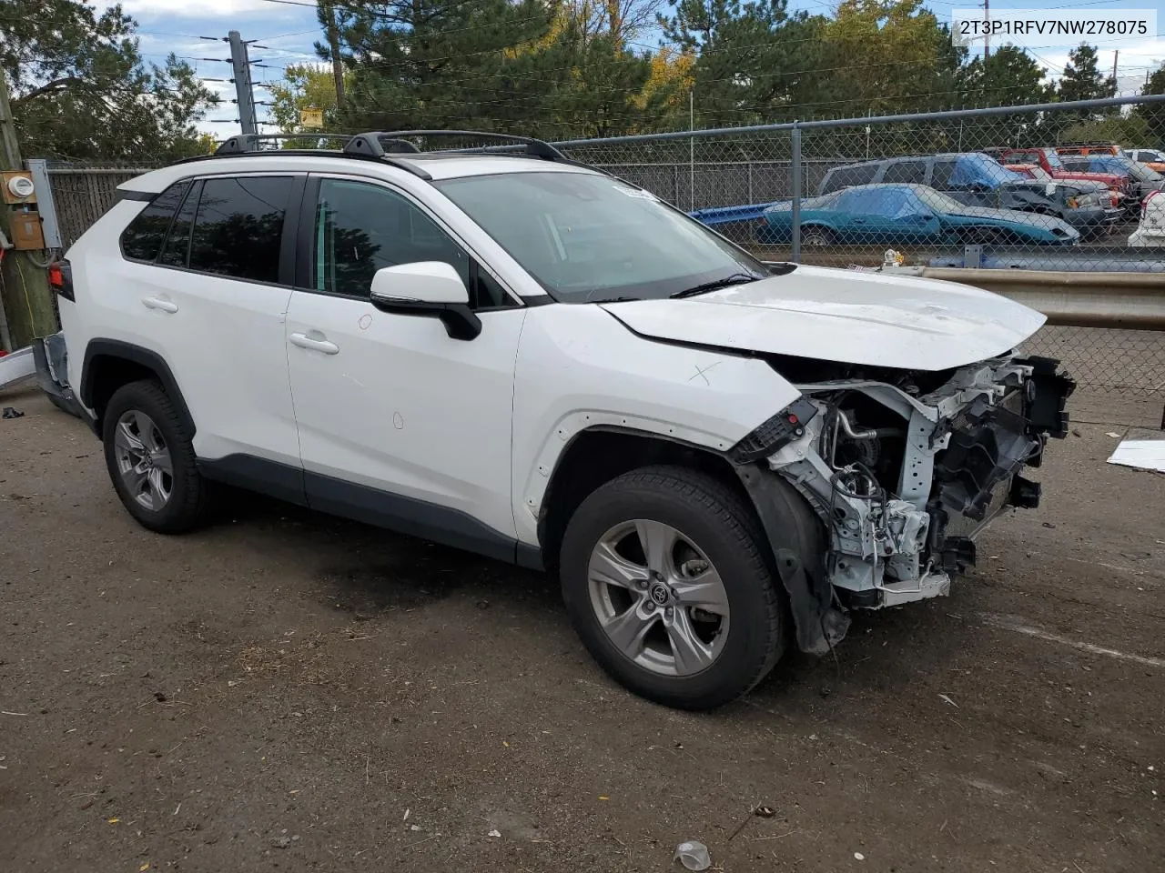 2022 Toyota Rav4 Xle VIN: 2T3P1RFV7NW278075 Lot: 76553494