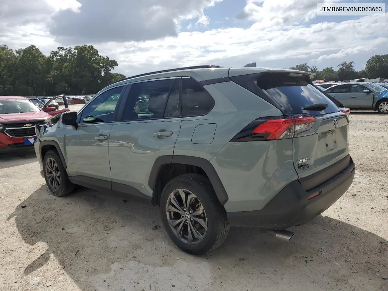 2022 Toyota Rav4 Xle Premium VIN: JTMB6RFV0ND063663 Lot: 76803764