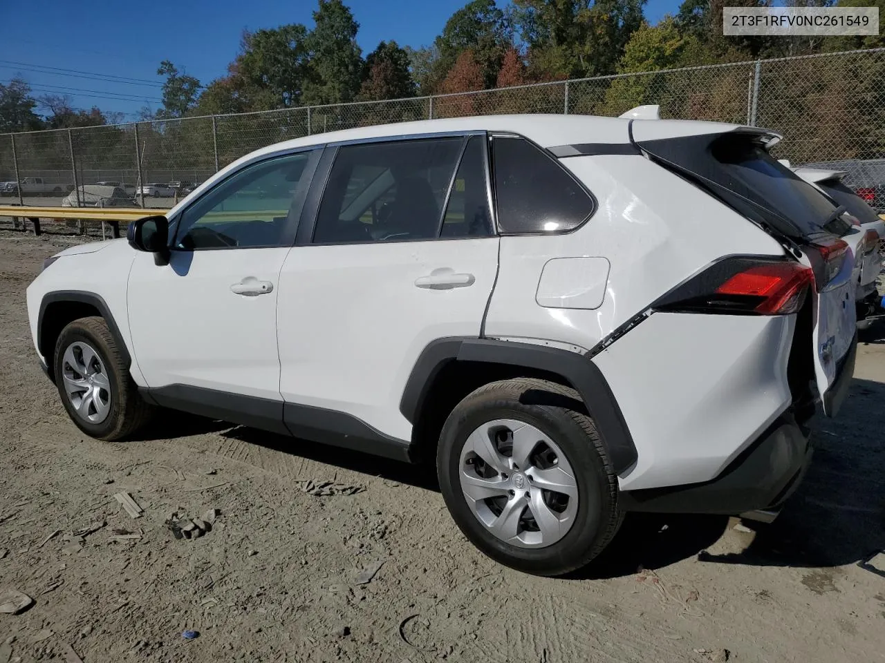 2022 Toyota Rav4 Le VIN: 2T3F1RFV0NC261549 Lot: 76995834